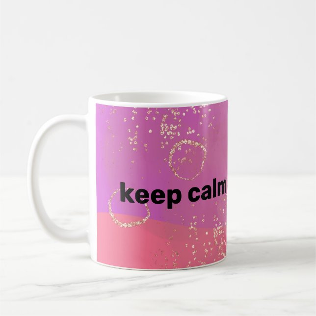 Caneca De Café keep calm and be brave (Esquerda)