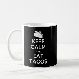 Caneca De Café Keep Calm And Eat Tacos T-Shirt Christmas 