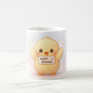 Caneca De Café Keep Going Alma Cute Chick Mug
