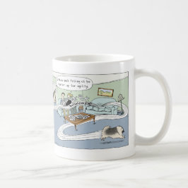 Caneca De Café Keeshond Cartoon Dog Agilidade | Cute Keesie