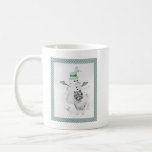 Caneca De Café Keeshond Christmas Snowman Pinting Art<br><div class="desc">Retrato original de Cachorro Snowman de Natal Keeshond. Especializamo-nos em arte original engraçada e engraçada. Comprar isto para si próprio ou como um presente excelente para os teus amigos de Keeshond. Seja criativo - clique em PERSONALIZAR para adicionar/remover/alterar texto, redimensionar a imagem, alterar as cores ou qualquer outra coisa que...</div>