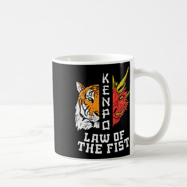 Caneca De Café Kempo Karate Men Wo (Direita)