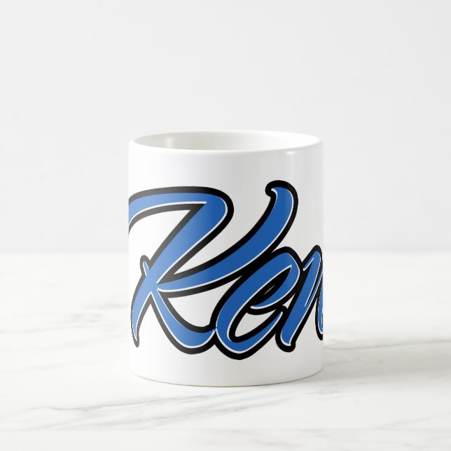 Caneca De Café Ken Vorname Name blue Tasse Kaffeetasse (Centro)