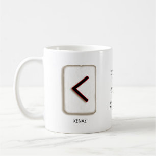 Caneca De Café Kenaz Rune Stone Mug