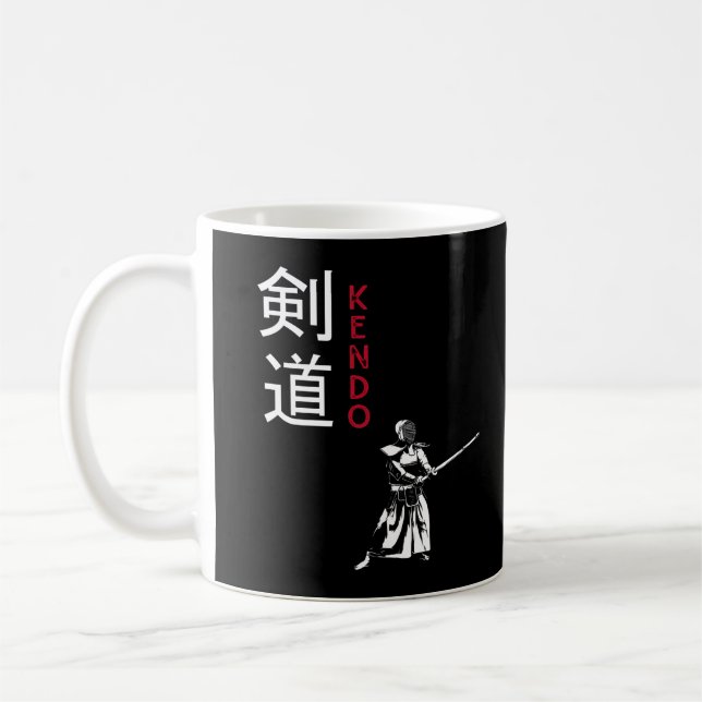 Caneca De Café Kendo Artes Marciais Japonesas (Esquerda)