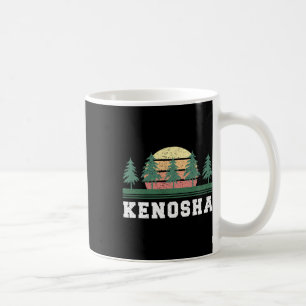 Caneca De Café Kenosha Retro Vintage City Men Mulheres Crianças P