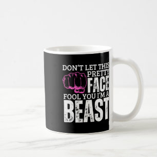 Caneca De Café Kenpo Karate Girl... sou uma besta Engraçada Ameri