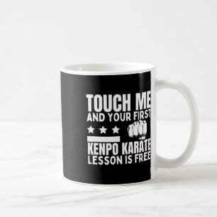 Caneca De Café Kenpo Karate Lição Para Treinador Livre Engraçado