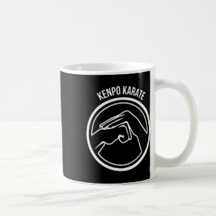 Caneca De Café Kenpo Karate White Black Mãos Legal Artes Marciais