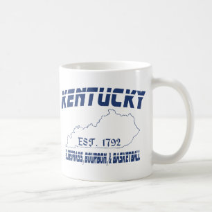 Caneca De Café Kentucky Bluegrass Bourbon Basball UScustomInk
