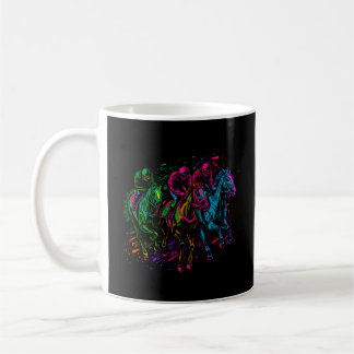 Caneca De Café Kentucky Horse Racing Painting Derby Horse Jockey
