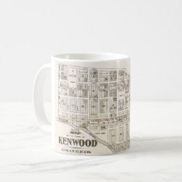 Caneca De Café Kenwood California Map MUG