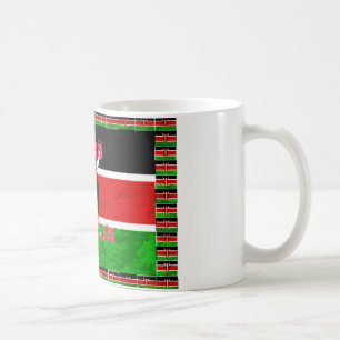 Caneca De Café Kenya Flag Tuko Pamoja