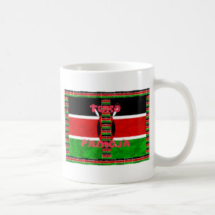 Caneca De Café Kenya Flag Tuko Pamoja