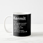 Caneca De Café KERMIT Definição Nome Personalizado Funny Birthday<br><div class="desc">Definição KERMIT Nome Personalizado Funny Birthday Idea</div>