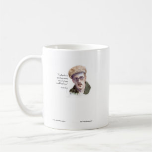 Caneca De Café Kerr/London James Joyce & "Deus Falou" Citação