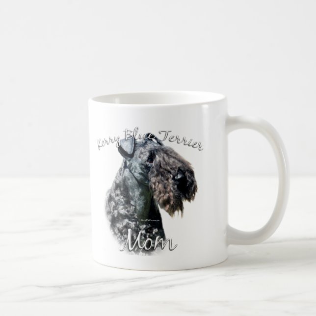 Caneca De Café Kerry Blue Terrier Mãe 2 (Direita)