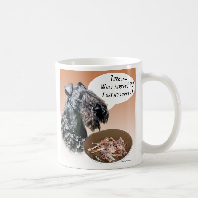 Caneca De Café Kerry Blue Terrier Turquia (Direita)