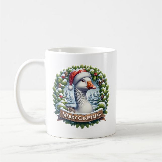 Caneca De Café Kerst Gans (Esquerda)