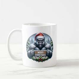 Caneca De Café Kerst Gorilla
