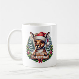 Caneca De Café Kerst Kangaroe