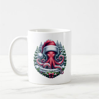 Caneca De Café Kerst Octopus