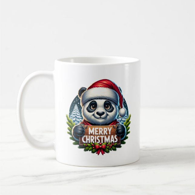Caneca De Café Kerst Panda (Esquerda)