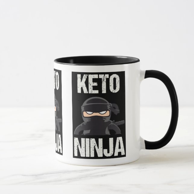 Caneca de café Keto do Keto Ninja (Direita)