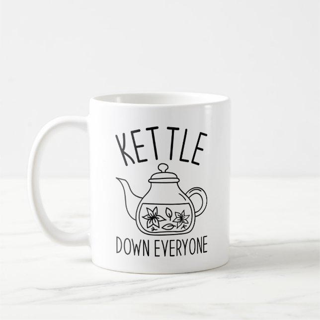 Caneca De Café Kettle Abaixe Todos (Esquerda)