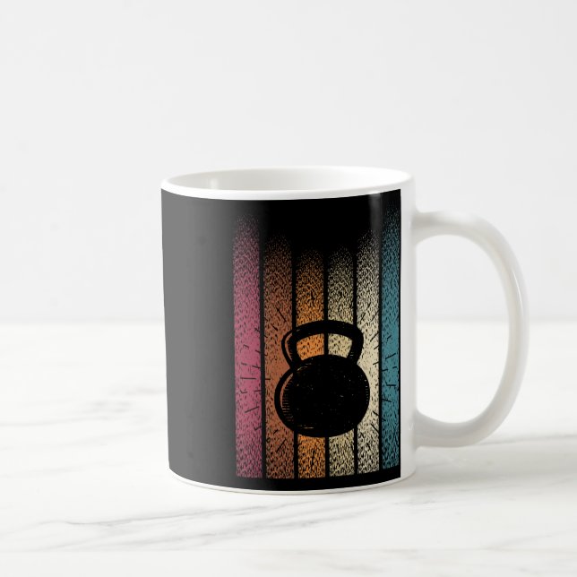 Caneca De Café Kettlebell Retro Workout Powerinclusive (Direita)