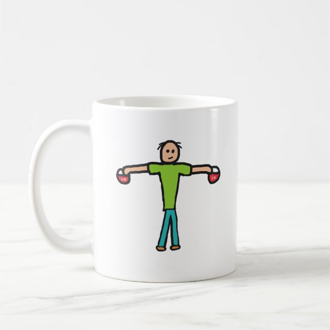 Caneca De Café Kettlebells (Esquerda)