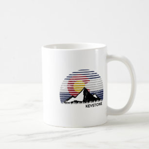 Caneca De Café Keystone, Colorado X Co Flag Mtn Top