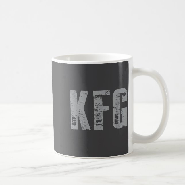 Caneca De Café Kfg Keep F'n Going Military Style  (Direita)