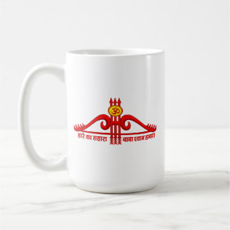 Caneca De Café Khatu Shyam Ji Teen Baan Om Design