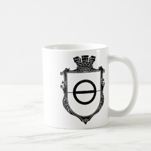 Caneca De Café Khmut Ucrânia Braço Bandeira Oblast de Donetsk