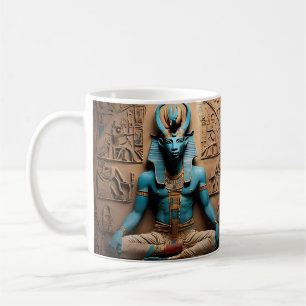 Caneca De Café Khnum o antigo deus egípcio da criação