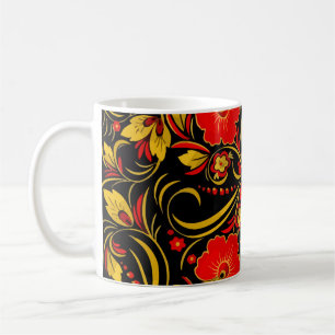 Caneca De Café Khokhloma do russo