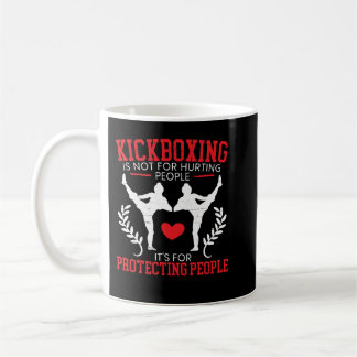 Caneca De Café Kickboxer Combate Combate Contra Greve de MMA