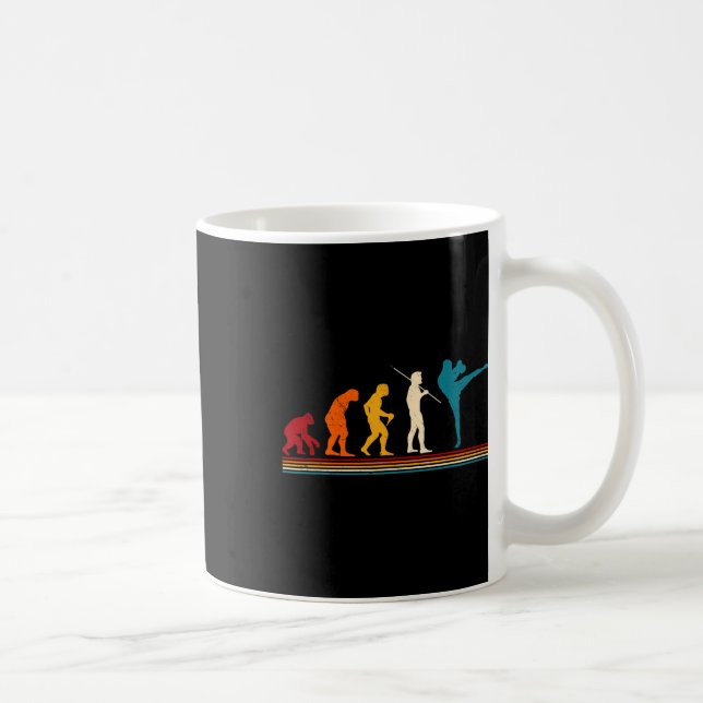 Caneca De Café Kickboxer Evolution Kickboxer Karate Boxing Mma (Direita)