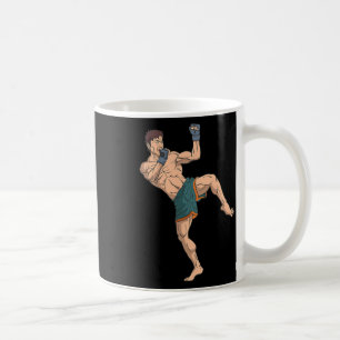 Caneca De Café Kickboxer se prepara para atacar 