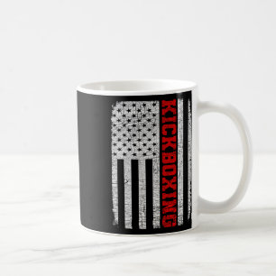 Caneca De Café Kickboxing Bandeira Americana 4 de Julho Patriótic