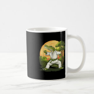 Caneca De Café Kickboxing Crocodilo Taekwondo Caratê Mma Engraçad