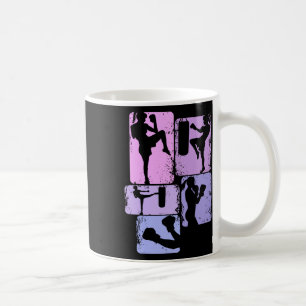 Caneca De Café Kickboxing Kickboxer Taekwondo Karate Meninas Cria