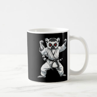 Caneca De Café Kickboxing Lêmure Artes Marciais Caratê Jiu-Jitsu 