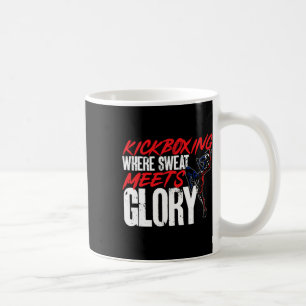 Caneca De Café Kickboxing Onde o Suor Encontra a Glória Kickboxer
