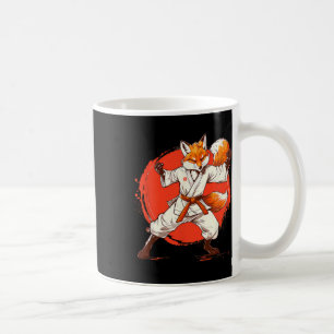 Caneca De Café Kickboxing Raposa Taekwondo Karate Mma Engraçado M