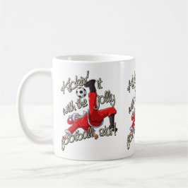 Caneca De Café Kickin' it with Santa