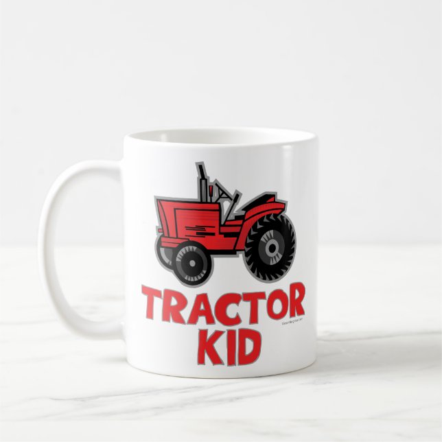 Caneca De Café Kid do Trator (Esquerda)