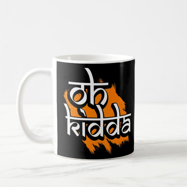 Caneca De Café Kidda Punjabi Hello (Esquerda)