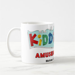 Caneca De Café Kiddieland Melrose Park, IL, Sinal de Texto
